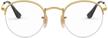 ray ban unisex rx3947v eyeglasses gold logo