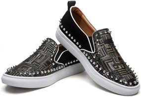 img 4 attached to JITAI Fashion Sneakers Casual Design Men's Shoes in Fashion Sneakers