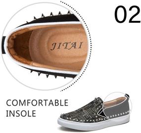 img 2 attached to JITAI Fashion Sneakers Casual Design Men's Shoes in Fashion Sneakers