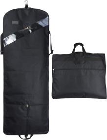 img 4 attached to 👔 Premium 52'' Extra Long Dress Garment Bag: Tear-Resistant Hanging Suit Cover for Traveling and Storage