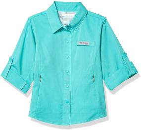img 3 attached to Columbia Girls Tamiami Sleeve Medium: Active Apparel for Girls on the Go!