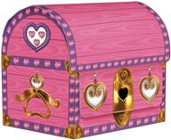 👑 set of 4 beistle princess treasure chests, 3.5" x 4.25" - ideal for perfect princess-themed parties logo