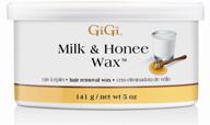 🐝 gigi milk and honee hair waxing/hair removal, 5 oz - enhanced for seo logo