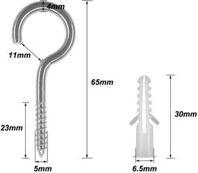 img 3 attached to 🧲 Hang with Ease: TERMATH Stainless Self Tapping Hanging Expansion for Effortless Installation