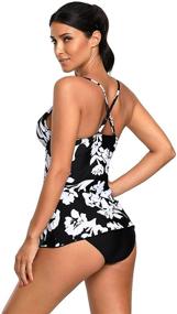 img 3 attached to HDE Womens Tankini Flyaway Bottoms