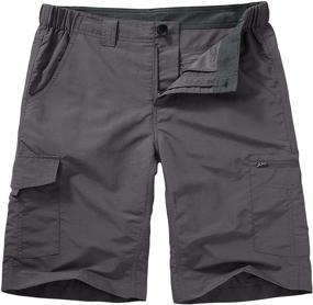 img 4 attached to 🩳 Jessie Kidden Men's Outdoor Cargo Shorts: Lightweight, Quick Dry, Water Resistant - Perfect for Fishing and Hiking!