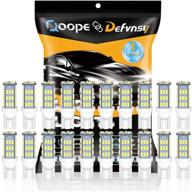 🚗 qoope 921 rv interior led light bulbs: ultra bright 42-smd replacement for car dome, map, license plate, and reverse lights - pack of 20 logo