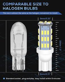 img 3 attached to 🚗 Qoope 921 RV Interior LED Light Bulbs: Ultra Bright 42-SMD Replacement for Car Dome, Map, License Plate, and Reverse Lights - Pack of 20