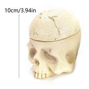 img 3 attached to Tattoo Ink Cup Holder - Sotica Lots Design Resin Skull Tattoo Ink Cap Cup Holder Stand For Permanent Makeup Tattoo Tool Kit Supplies Accessories