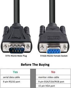 img 2 attached to 🔌 Straight Through Serial Female Extension Cable