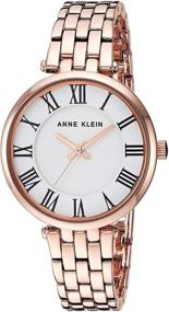 img 4 attached to 🌹 Stylish Anne Klein Women's Rose Gold-Tone Bracelet Watch - AK/3322WTRG
