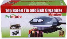 img 2 attached to 👔 Primode Motorized Tie Rack – Organize Up To 50 Ties with Ease, Battery-Powered Closet Organizer, Ideal Father's Day Gift