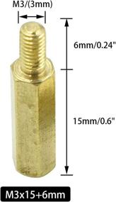 img 1 attached to Hxchen Female Hexagon Standoff Pillars