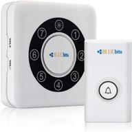🔔 bluebits 500ft wireless doorbell kit - waterproof door chime for home with 1 receiver and 1 push button logo