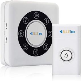 img 4 attached to 🔔 BLUEbits 500FT Wireless Doorbell Kit - Waterproof Door Chime for Home with 1 Receiver and 1 Push Button