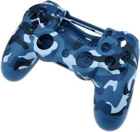 img 3 attached to 🎮 Camouflage Blue Front+Back Shell Housing Case for Sony PS4 Pro Dualshock 4 Pro Controller JDM-040 - Ultimate Protection