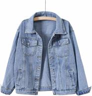 👚 stylish and comfortable zlslz women's casual trucker outerwear: perfect choice for women's clothing logo