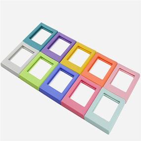 img 1 attached to 📸 Stylish 10 Pack 3 Inch Magnetic Photo Picture Frames: Ideal for Fridge or Table Décor