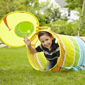 img 3 attached to 🎪 Unleash Fun and Adventure with the Melissa & Doug Giddy Crawl Through Tunnel