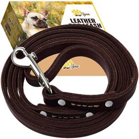 img 2 attached to 🐶 6-Foot ADITYNA Leather Dog Leash - Premium Quality Soft and Durable Leash for Small and Medium Dogs