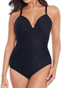 img 3 attached to Miraclesuit Swimwear Captivate Underwire Swimsuit Women's Clothing for Swimsuits & Cover Ups