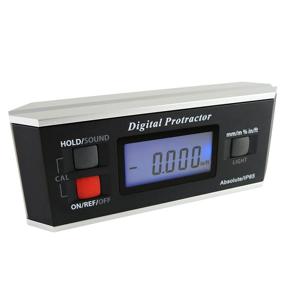 img 4 attached to 🔧 Magnetic V Groove Backlight Protractor Inclinometer: Ideal for Precise Angle Measurement & Alignment