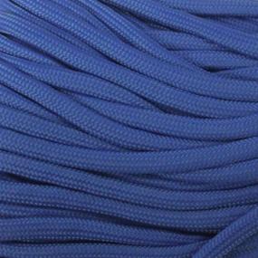 img 1 attached to 🔵 High-Quality USA Made Royal Blue Nylon Paracord 550 lbs Type III 7 Strand Utility Cord Rope - 100 Feet Length