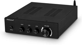 img 4 attached to Premium Desktop Audio Amplifier - HiFi Bluetooth 5.0, Class D, 300W+300W Stereo Power Amp