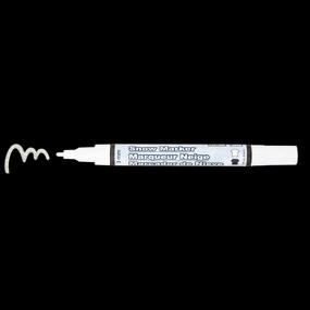 img 3 attached to 🎨 Uchida 1022S-C Marvy Fine Point Snow Marker, White - Ideal for Paper and Fabric Embellishing