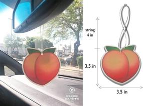 img 3 attached to Peach Air Freshener Car Automotive