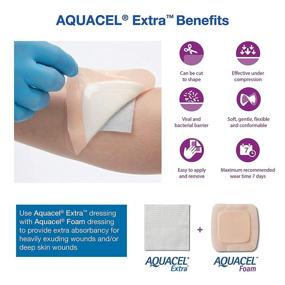 img 1 attached to Aquacel Extra Hydrofiber Wound Dressing