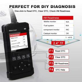 img 3 attached to 🚀 LAUNCH Millennium 40 OBD2 Scanner: Your DIY Universal Car Code Reader for Fault Code Diagnostic Scan Tool, Check Engine Light, I/M Readiness, DTC Lookup & Vehicle Info – Free Lifetime Update!