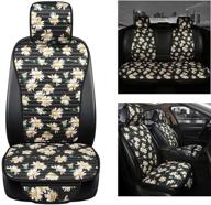 giant panda daisy чехлы для автомобильных сидений полный набор печатных чехлов для сидений универсальные для автомобилей suv логотип