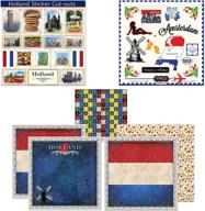 🎨 holland sightseeing scrapbook kit: themed paper and stickers by scrapbook customs logo