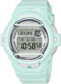 img 4 attached to Casio BG169R-3 Женские часы Baby G: светлая мята, смола, 46 мм - Приобрести сейчас!