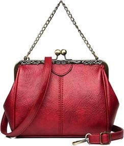 img 4 attached to 👜 Segater Leather Shoulder Satchels: Stylish Women's Handbags & Wallets in Satchels