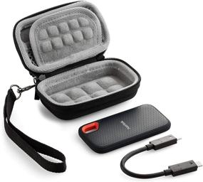 img 3 attached to 🧳 Protective Carrying Case for SanDisk Extreme Portable SSD (250GB/500GB/1TB/2TB/4TB) - Not Compatible with Pro Version