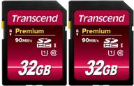 transcend securedigital uhs 1 memory 2 pack logo