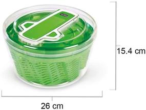 img 2 attached to 🥗 Zyliss E940005 Swift Dry Salad Spinner, Large - Green, Youth Size 11-13