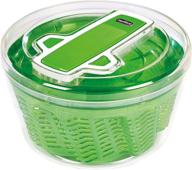 🥗 zyliss e940005 swift dry salad spinner, large - green, youth size 11-13 logo