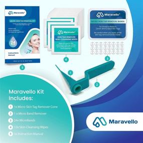 img 3 attached to 🏻 Maravello Skin Tag Remover: Easy and Painless Skin Tag Removal Kit with 24 Micro Bands