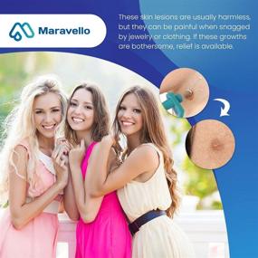 img 2 attached to 🏻 Maravello Skin Tag Remover: Easy and Painless Skin Tag Removal Kit with 24 Micro Bands