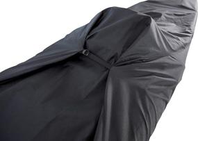 img 1 attached to 🚣 Universal Fit Wilderness Systems Kayak Cover - Ideal for 9-15 Feet Sit On Top Kayaks - Durable 600 Denier for Indoor and Outdoor Storage - Available in 5 Sizes