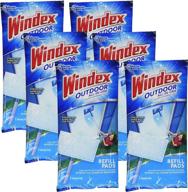 🪟 windex all-in-one window cleaner pads refill - 2 ct (6 pack): convenient and economical solution for sparkling windows logo