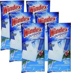 img 4 attached to 🪟 Windex All-In-One Window Cleaner Pads Refill - 2 ct (6 Pack): Convenient and Economical Solution for Sparkling Windows