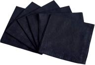 🎩 premium black cotton mens handkerchief - stylish and soft hankie logo