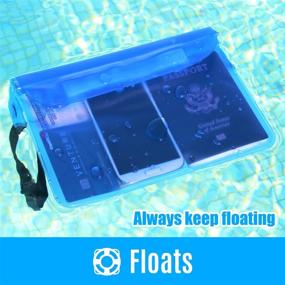 img 1 attached to 📱 Protect Your Phone and Valuables with blue sky BASICS Waterproof Pouch – Ideal for Boating, Swimming, Snorkeling, and More!