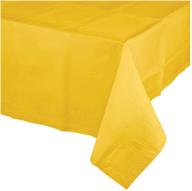 school bus yellow paper tablecloths logo