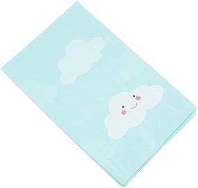 img 1 attached to 🎉 Vibrant Cloud Party Table Covers for Kids Birthday - Pack of 3 (54 x 108 in)