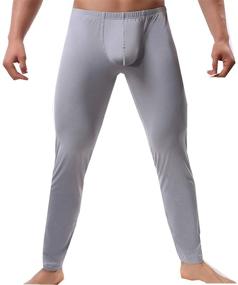 img 1 attached to 👖 YOOBNG Lightweight Men's Bottoms for Sleep & Lounge - Breathable Sleepwear Clothing